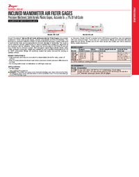 Thumbnail of document Data Sheet - 250-AF Inclined Manometer Air Filter Gages